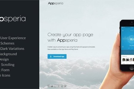 دانلود رایگان Appsperia - App Landing Page