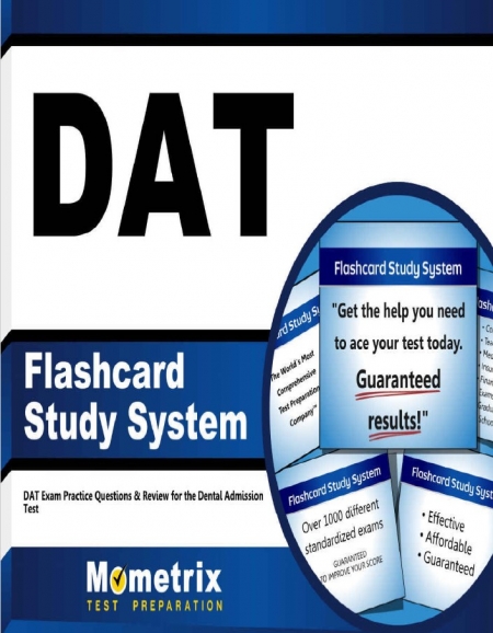 خرید کتاب DAT Flashcard Study System DAT Exam Practice Questions & Review for the Dental Admission Test
