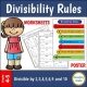 خرید کتاب Divisibility Rules Worksheets and Poster