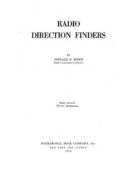 خرید کتاب Radio Direction Finders-Radio Communication Series