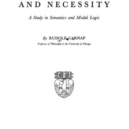 خرید کتاب Meaning and Necessity: A Study in Semantics and Modal Logic Paperback – Feb. 15 1988