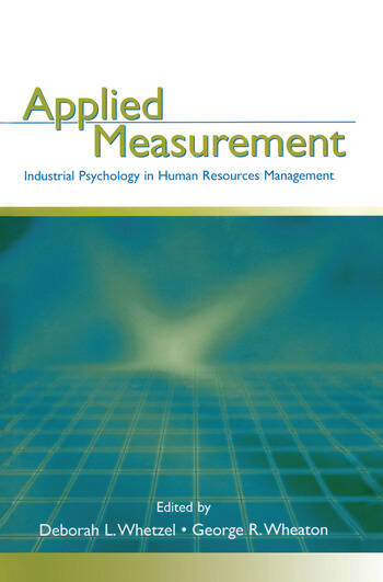 خرید کتاب Applied Measurement Industrial Psychology in Human Resources Management