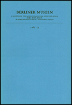 Keramische Erwerbungen der Islamischen Abteilung: 1960-1963 (Erster Teil)