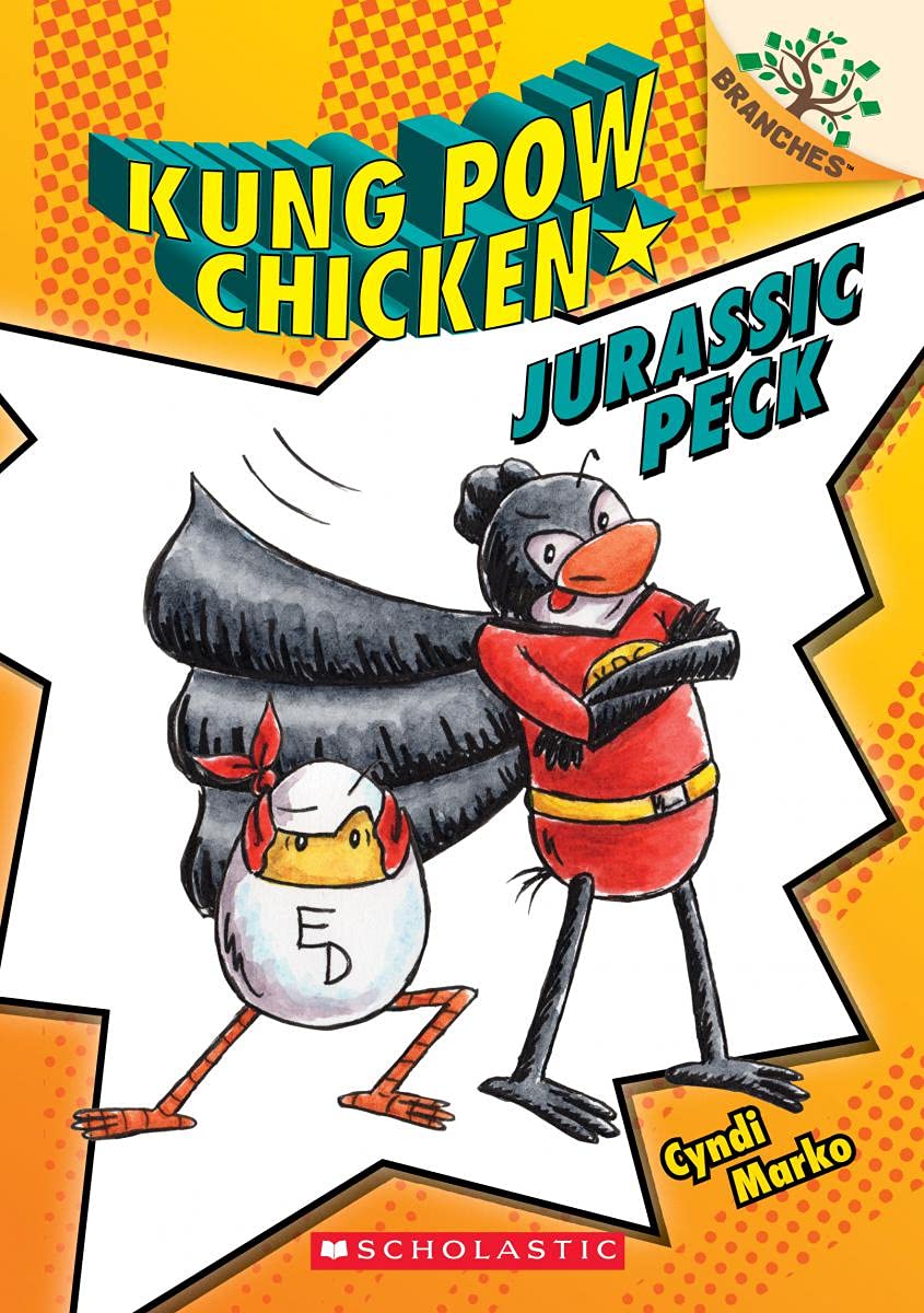 خرید کتاب Jurassic Peck: A Branches Book (Kung Pow Chicken #5) (5)