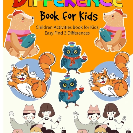 دانلود کتاب  Spot the Difference Book for Kids: Children Activities Book for Kids Easy Find 3 Differences