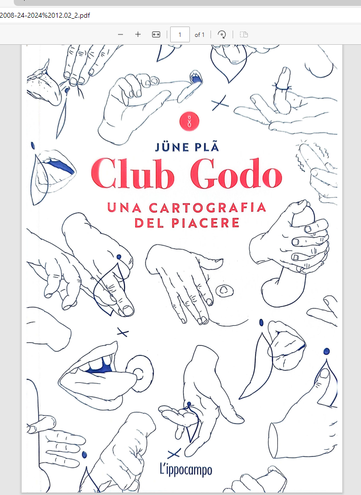 نمونه تصاویر از فایل اسکن شده کتاب Club Godo. Una cartografia del piacere