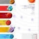 نمونه کار اینفوگرافیک با موضوع منظومه شمسی