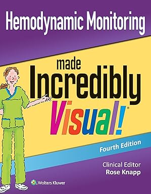 Hemodynamic Monitoring Made Incredibly Visual (Incredibly Easy! Series®) Fourth Edition